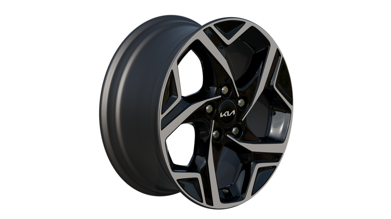 Kia alloy wheel rim 3D model thumbnail